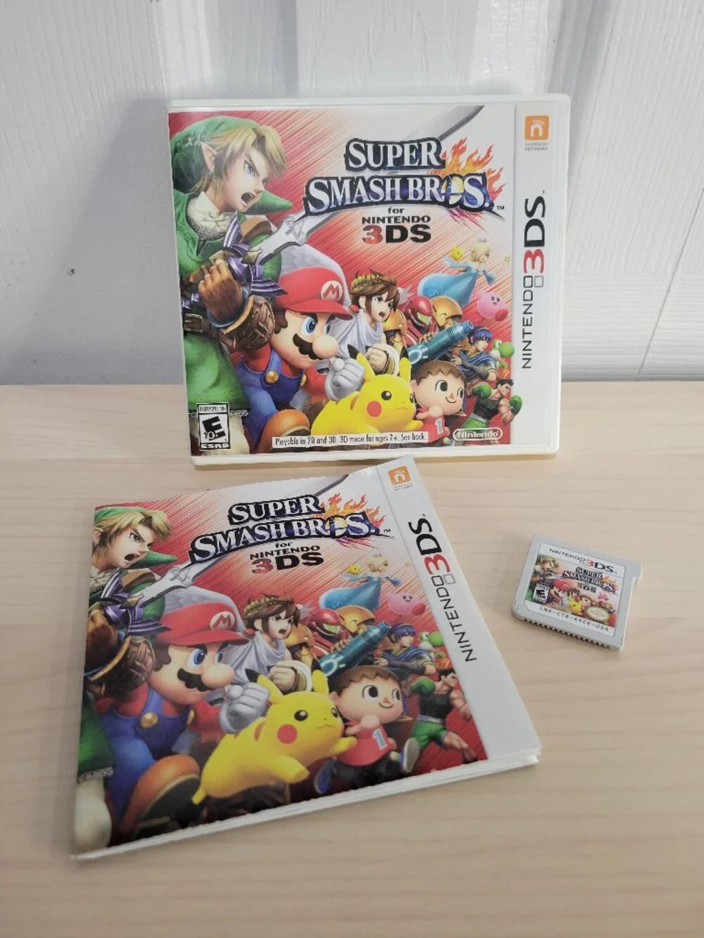 NINTENDO 3DS Super Smash Mario Brothers Bros Game Cartridge- Not Tested Complete
